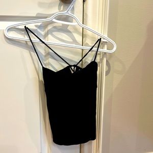 Never worn tank top ! Open in the back with tie - size xs - Wilfred free